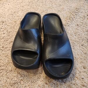 Jordan Black Slide Sandals